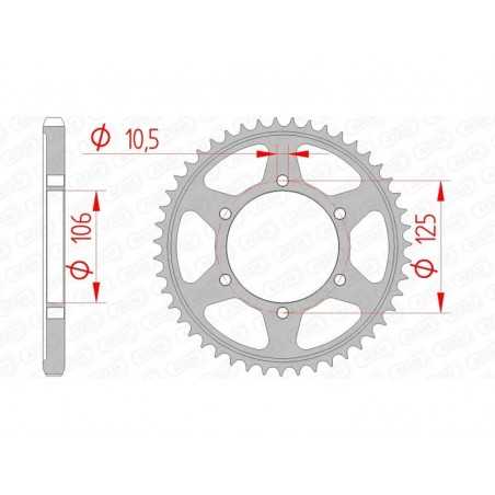 AFAM Corona acero estándar 86605 - 525 1074760001
