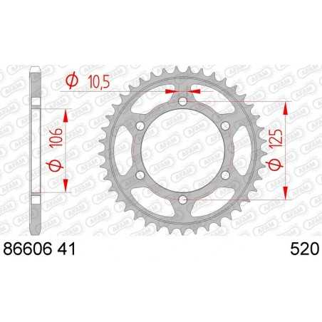 AFAM Standard steel crown 86606 - 520 1074761001