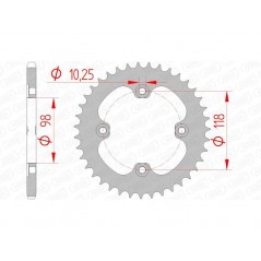 AFAM Standard steel crown 92401 - 520 1074782001