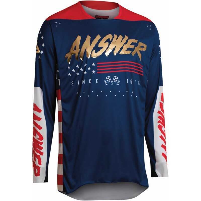 ANSWER Camiseta enduro cross offroad MX A22 ELITE REDZONE 8006936008VAR