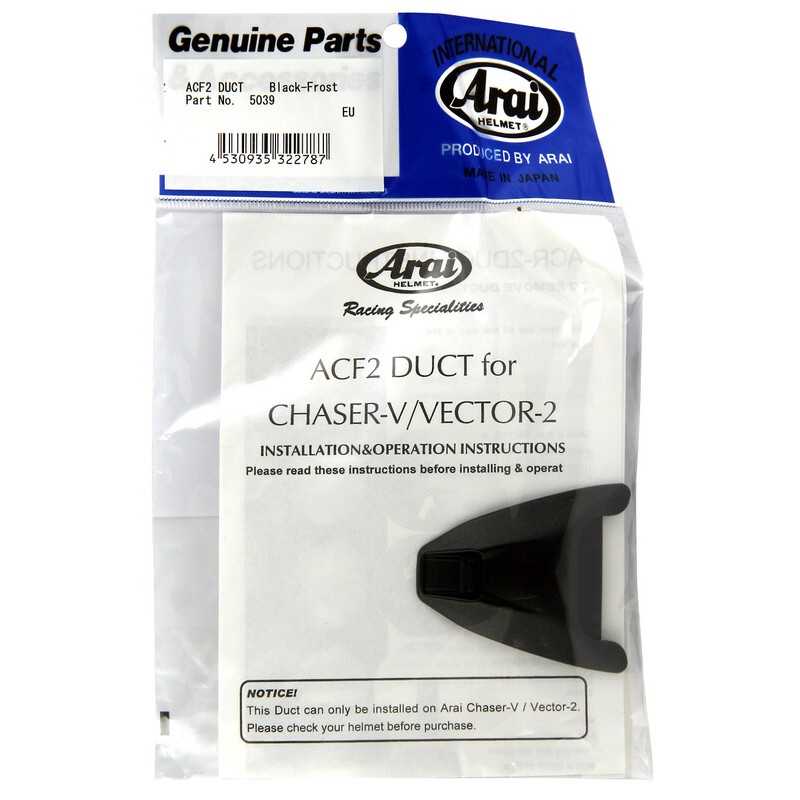 ARAI Replacement front ventilation for helmet ACF2 CHASER-V/PRO/AXCES-3 8004071001