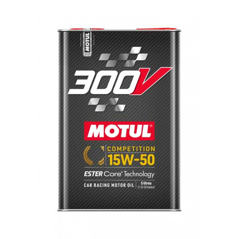 MOTUL Aceite lubricante altas prestaciones 300V COMPETITION 15W50 5L 110861
