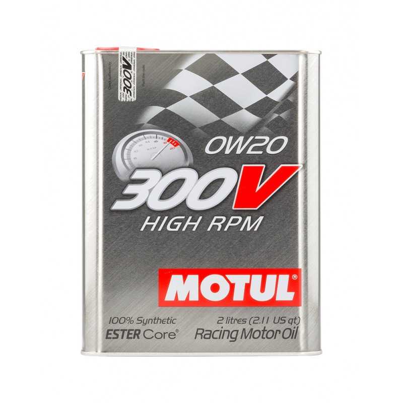 MOTUL Aceite lubricante de alta competición 300V HIGH RPM 0W20 2L 110813