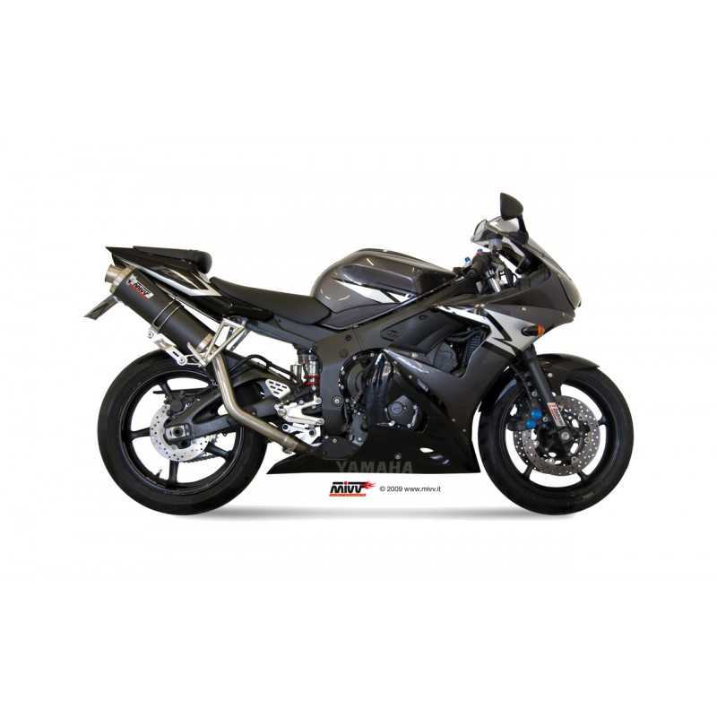 MIVV Escape moto posicion alto / HIGH UP SPORT SLIP-ON OVAL CARBON AY.013.L3