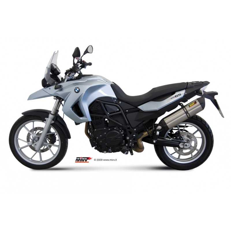 MIVV Escape moto posicion STANDARD SPORT SLIP-ON SUONO INOX WITH CARBON CAP B.007.L7