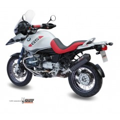 MIVV Motorcycle exhaust position STANDARD SPORT SLIP-ON OVAL CARBON WITH CARBON CAP B.015.LEC