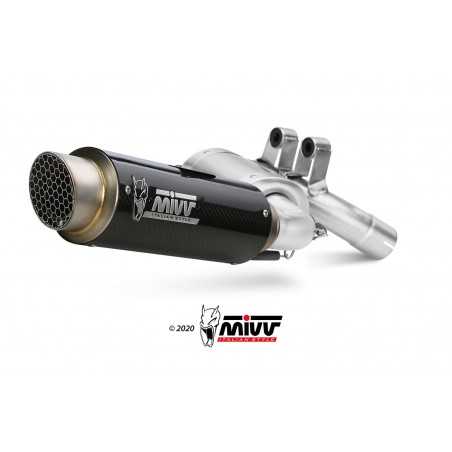 MIVV Motorcycle exhaust position STANDARD SPORT SLIP-ON GPPRO CARBON B.038.L2P