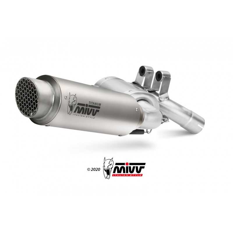 MIVV Escape moto posicion STANDARD SPORT SLIP-ON GPPRO TITANIUM B.038.L6P