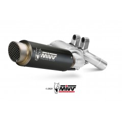 MIVV Motorcycle exhaust position STANDARD SPORT SLIP-ON GPPRO BLACK INOX B.038.LXBP