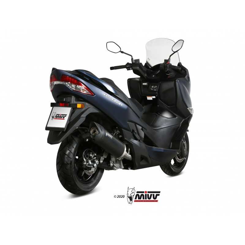 MIVV Complete motorcycle exhaust position STANDARD URBAN FULL SYSTEM 1X1 URBAN INOX C.SU.0007.B
