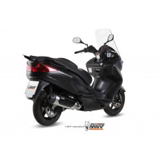 MIVV Escape moto completo posicion STANDARD URBAN FULL SYSTEM 1X1 INOX C.SU.0012.B
