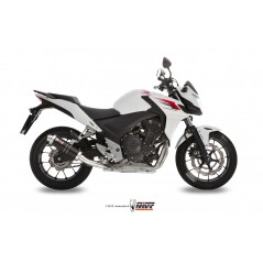 MIVV Escape moto posicion STANDARD SPORT SLIP-ON GP BLACK INOX H.051.LXB