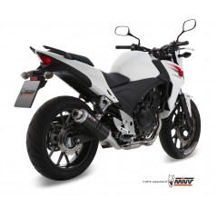 MIVV Escape moto posicion STANDARD SPORT SLIP-ON GP BLACK INOX H.051.LXB