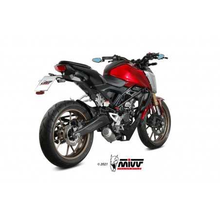 MIVV Escape moto completo posicion alto / HIGH UP SPORT FULL SYSTEM 1X1 GPPRO CARBON H.077.L2P
