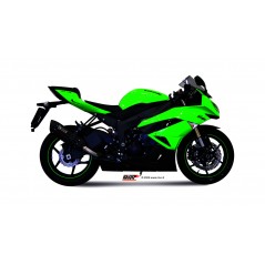 MIVV Escape moto posicion STANDARD SPORT SLIP-ON SUONO BLACK WITH CARBON CAP K.022.L9