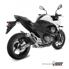 MIVV Escape moto posicion STANDARD SPORT SLIP-ON GP BLACK INOX K.035.LXB