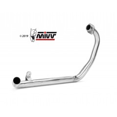 MIVV Complete motorcycle collector pipe compatible with original exhausts and MIVV SPORT NO-KAT K.048.C1