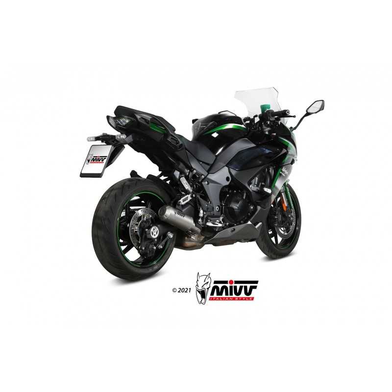 MIVV Escape moto posicion STANDARD SPORT SLIP-ON DELTA RACE BLACK INOX K.054.LDRB