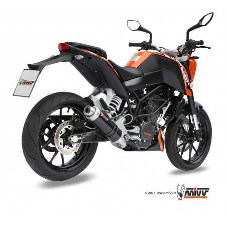 MIVV Escape moto completo posicion STANDARD SPORT FULL SYSTEM 1X1 GP BLACK INOX KT.009.LXB