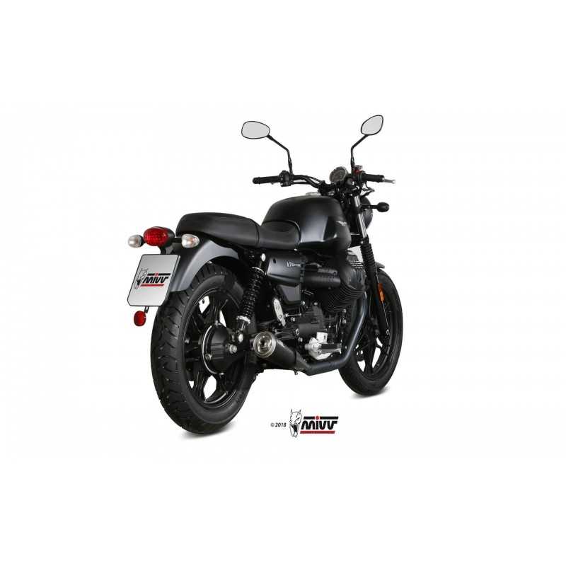 MIVV Escape moto posicion STANDARD SPORT 2 SLIP-ON GHIBLI BLACK INOX M.012.LGB
