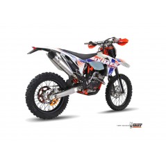 MIVV Escape moto completo posicion STANDARD STRONGER ENDURO NEW FULL SYSTEM 1X1 OVAL INOX M.KT.025.LXC.F