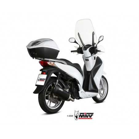 MIVV Motorcycle exhaust position STANDARD MOVER FULL SYSTEM 1X1 MOVER BLACK INOX MV.HO.0003.LV