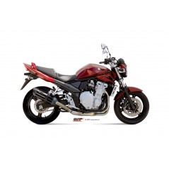 MIVV Motorcycle exhaust position STANDARD SPORT SLIP-ON SUONO BLACK WITH CARBON CAP S.030.L9