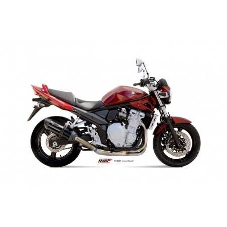 MIVV Escape moto posicion STANDARD SPORT SLIP-ON SUONO BLACK WITH CARBON CAP S.030.L9