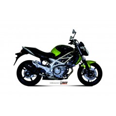 MIVV Motorcycle exhaust position STANDARD SPORT SLIP-ON SUONO BLACK WITH CARBON CAP S.035.L9