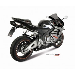 MIVV Escape moto posicion bajo colin - asiento / SOTTOCODA/UNDERSEAT SPORT SLIP-ON SUONO INOX WITH CARBON CAP UH.027.L7