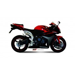 MIVV Motorcycle exhaust position under tail - seat / SOTTOCODA/UNDERSEAT SPORT SLIP-ON SUONO BLACK WITH CARBON CAP UH.037.L9