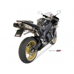 MIVV Escape moto posicion bajo colin - asiento / SOTTOCODA/UNDERSEAT SPORT 2 SLIP-ON SUONO INOX WITH CARBON CAP UY.016.L7