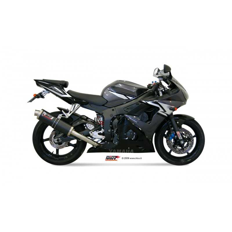 MIVV Motorcycle exhaust position STANDARD SPORT SLIP-ON OVAL CARBON Y.013.L3