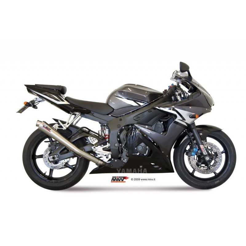 MIVV Escape moto posicion STANDARD SPORT SLIP-ON X-CONE INOX Y.013.SC2