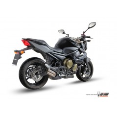 MIVV Escape moto posicion STANDARD SPORT SLIP-ON DOUBLE GUN FULL TITANIUM Y.032.LDG