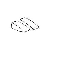 SHAD Recambio tapas laterales para maleta SH23 D1B23E25