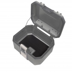 SHAD Rear trunk or aluminum motorcycle suitcase TR37 TERRA BLACK EDITION D0TR37100B
