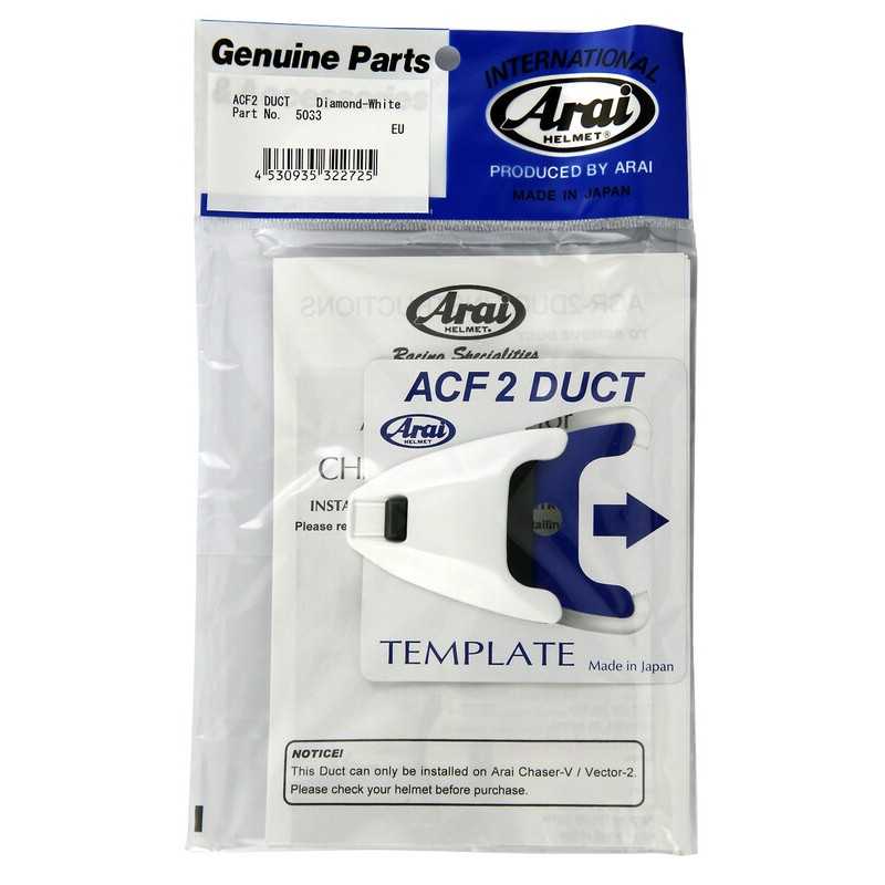 ARAI Front Vent for Front Driver Helmet 2 for Models CHASER-V/PRO/AXCES-3 8004068004VAR