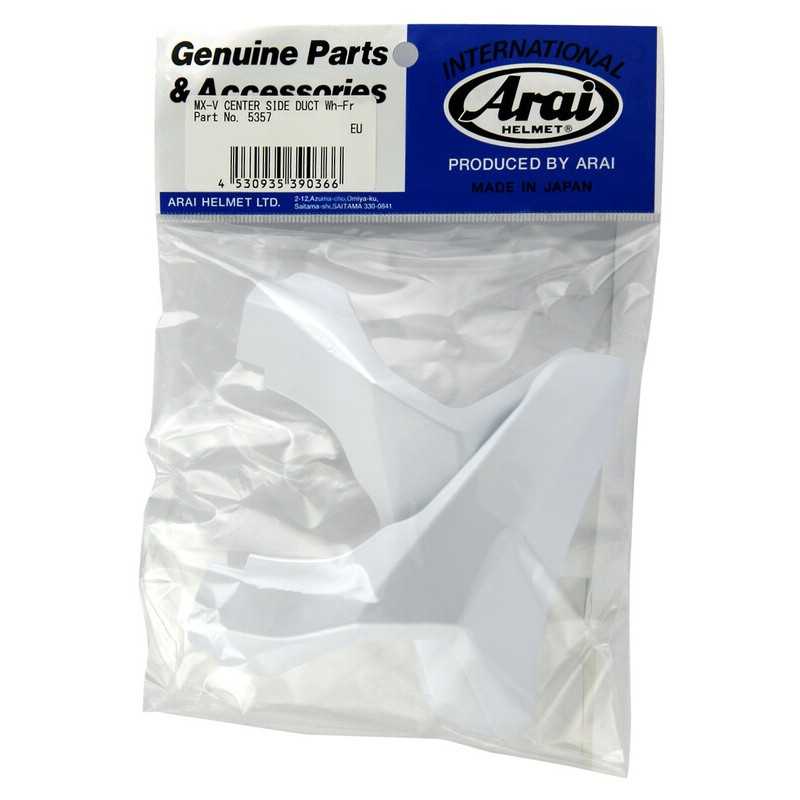 ARAI Side upper ventilation for model helmet MX-V 8004399001VAR