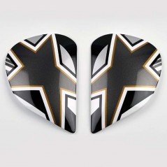 ARAI Recambio cubierta mecanismo pantalla para casco moto AXCES II SUPERADSIS J SYSTEM STARFLAG-2 8002601003VAR