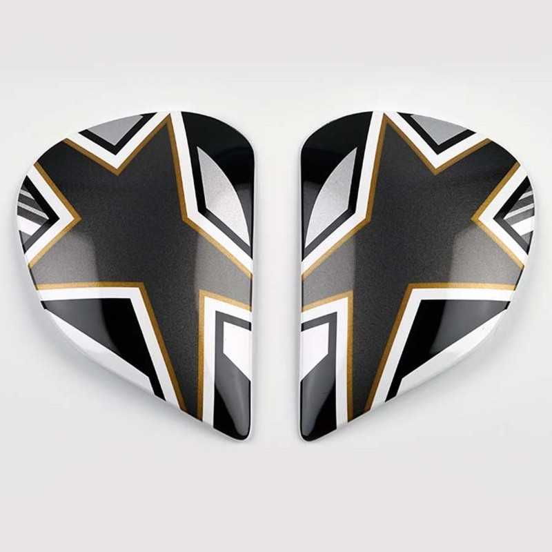 ARAI Recambio cubierta mecanismo pantalla para casco moto AXCES II SUPERADSIS J SYSTEM STARFLAG-2 8002601003VAR