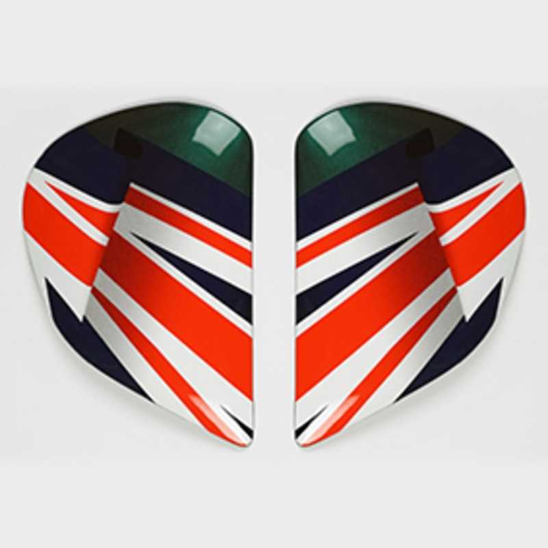 ARAI Recambio cubierta mecanismo pantalla para casco moto CHASER-V/PRO SUPERADSIS J SYSTEM UNION JACK 8002659001