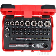 KS TOOLS Caja llaves de vaso 1/4" 612.00.65