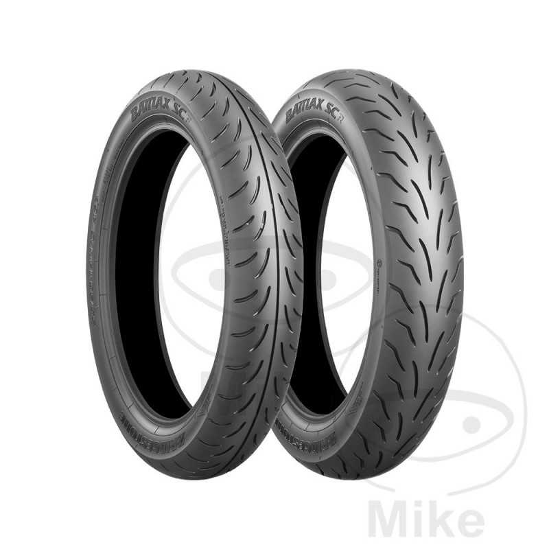 BRIDGESTONE Neumático cubierta moto delantero 110/90-12 64L TUBELESS 
 SC1 719.00.61