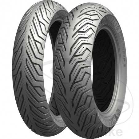 MICHELIN Neumático cubierta moto delantero/trasero 100/80-16 50S TUBELESS
 CITY GRIP 2 770.02.80