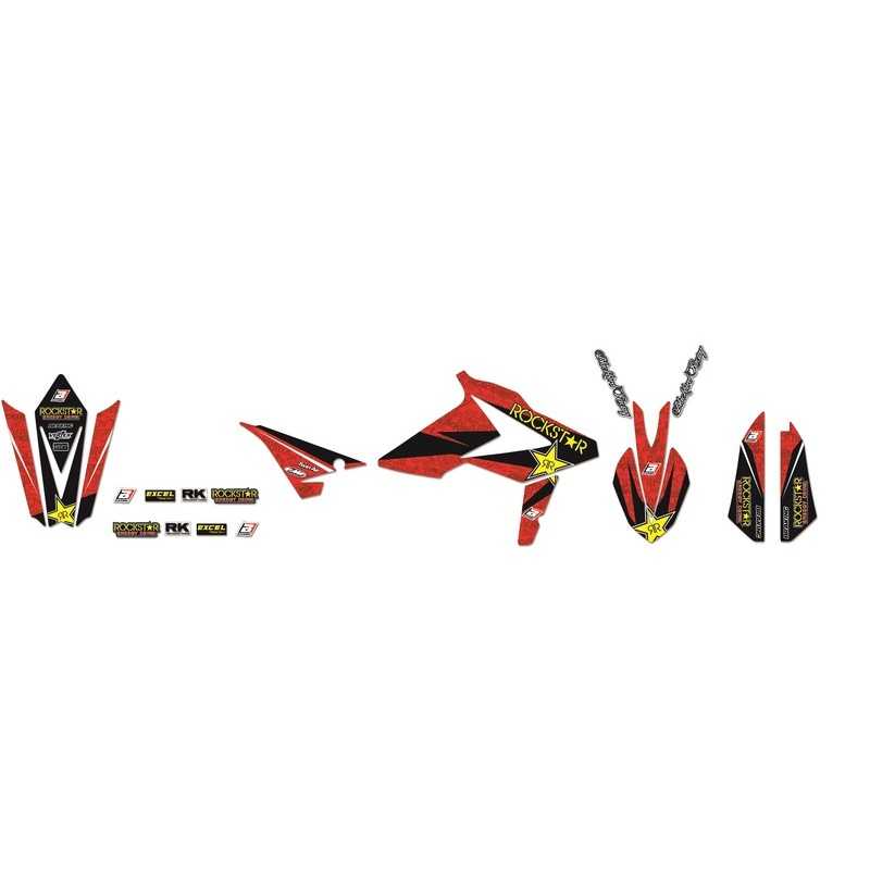 BLACKBIRD RACING Kit adhesivos pegatinas para moto ROCKSTAR ENERGY 1062898