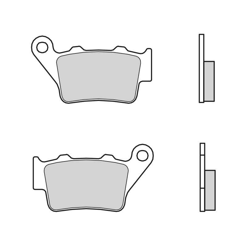 BREMBO Sintered motorcycle brake pads 07BB02SP 1114573