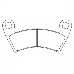 CL BRAKES Sintered motorcycle brake pads (1229ATV1) 1048275