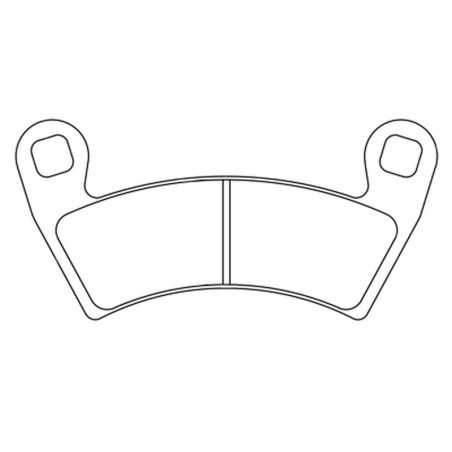 CL BRAKES Pastillas de freno sinterizadas para moto (1229ATV1) 1048275