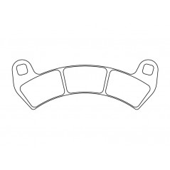 CL BRAKES Pastillas de freno sinterizadas para moto (1247ATV1) 1048288